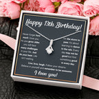 13TH BIRTHDAY RAIN ALLURING BEAUTY NECKLACE GIFT SET