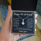 13TH BIRTHDAY RAIN ALLURING BEAUTY NECKLACE GIFT SET