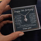 13TH BIRTHDAY RAIN ALLURING BEAUTY NECKLACE GIFT SET