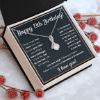 13TH BIRTHDAY RAIN ALLURING BEAUTY NECKLACE GIFT SET