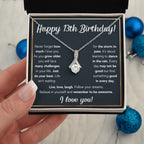 13TH BIRTHDAY RAIN ALLURING BEAUTY NECKLACE GIFT SET