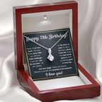 13TH BIRTHDAY RAIN ALLURING BEAUTY NECKLACE GIFT SET