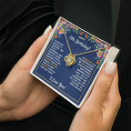 13TH WRAPPED LOVE KNOT NECKLACE GIFT SET