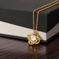 13TH WRAPPED LOVE KNOT NECKLACE GIFT SET
