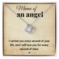 MAMA OF AN ANGEL LOVE KNOT NECKLACE GIFT SET