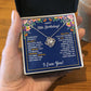 18TH BIRTHDAY WRAPPED LOVE KNOT NECKLACE GIFT SET