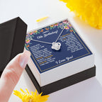 13TH WRAPPED LOVE KNOT NECKLACE GIFT SET