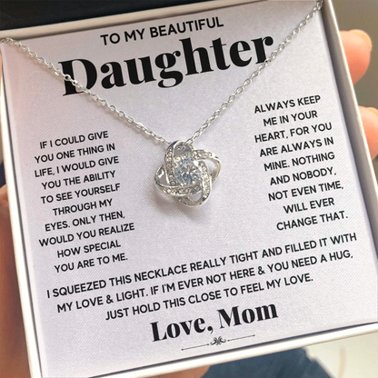 [ALMOST GONE] My Light - Daughter Love Knot Necklace