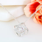 13TH WRAPPED LOVE KNOT NECKLACE GIFT SET