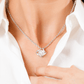 TO MY MOM FROM DAUGHTER SQUEEZED LOVE KNOT NECKLACE GIFT SET