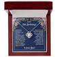 13TH WRAPPED LOVE KNOT NECKLACE GIFT SET