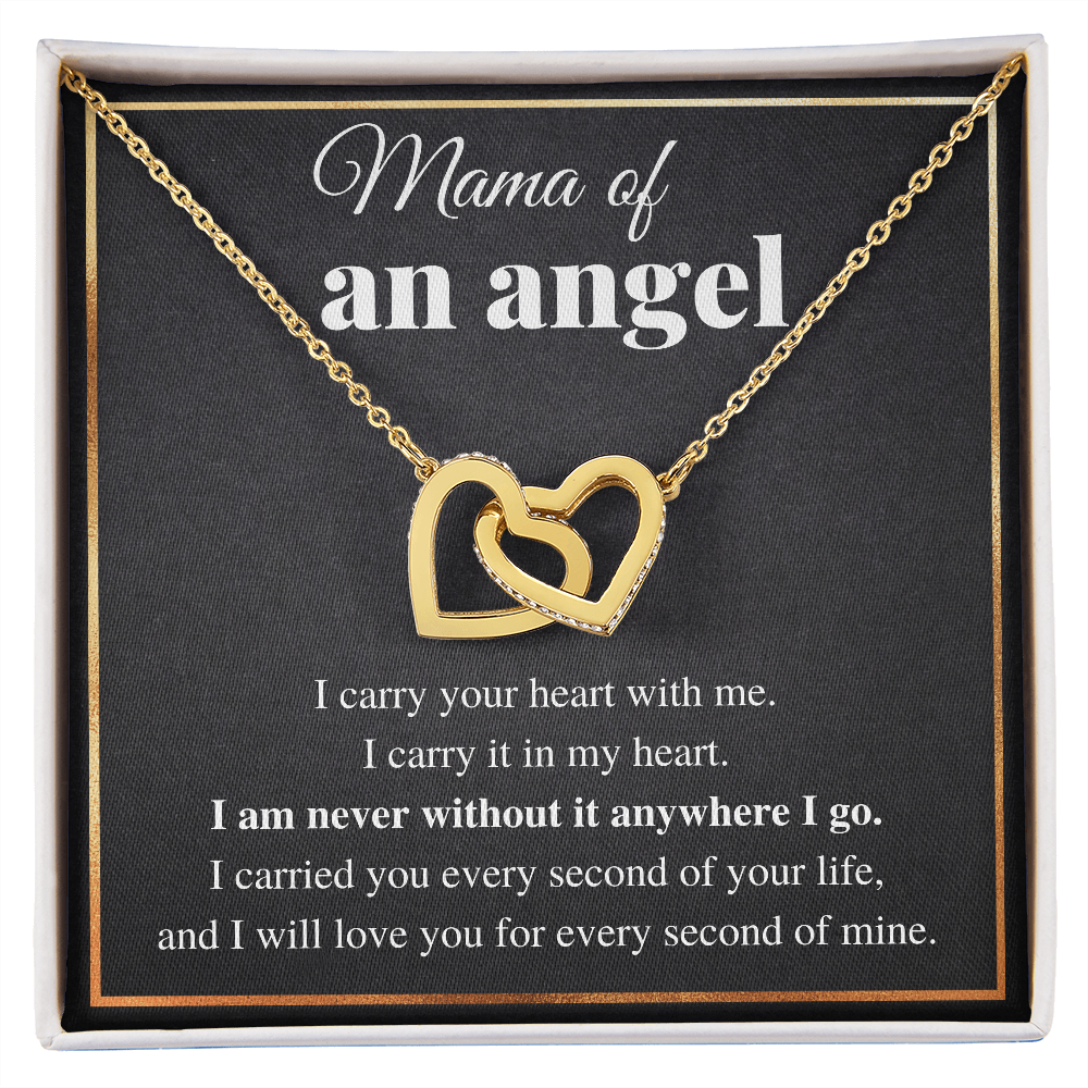 MAMA OF AN ANGEL INTERLOCKING NECKLACE GIFT SET
