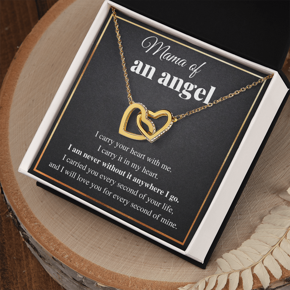 MAMA OF AN ANGEL INTERLOCKING NECKLACE GIFT SET