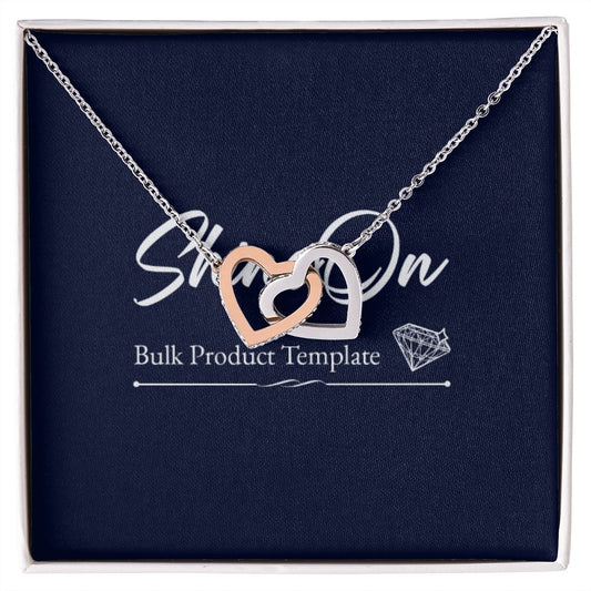 INTERLOCKING HEARTS NECKLACE GIFT SET