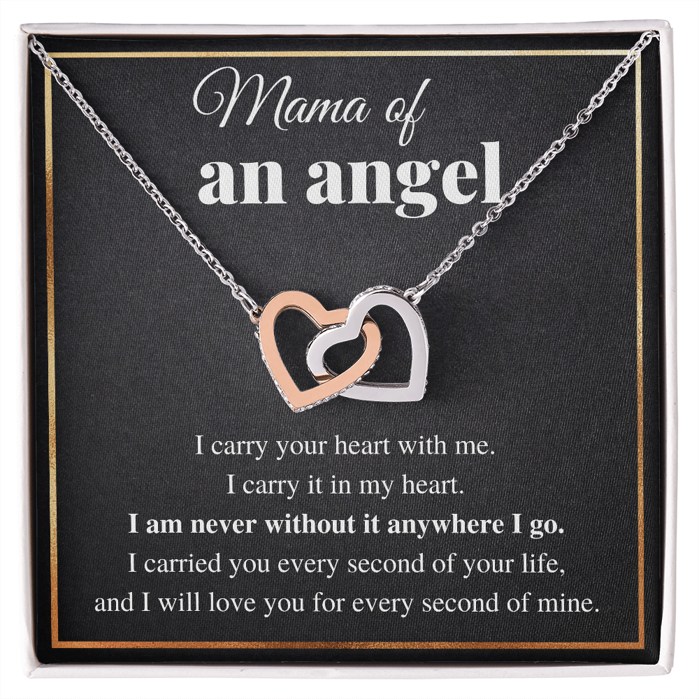 MAMA OF AN ANGEL INTERLOCKING NECKLACE GIFT SET