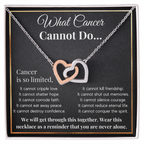 WHAT CANCER CANNOT DO INTERLOCKING NECKLACE GIFT SET
