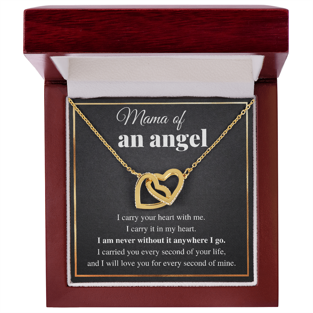MAMA OF AN ANGEL INTERLOCKING NECKLACE GIFT SET