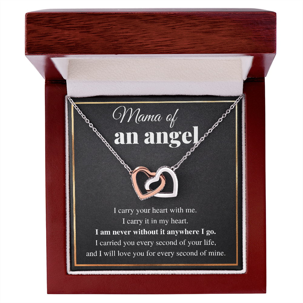 MAMA OF AN ANGEL INTERLOCKING NECKLACE GIFT SET