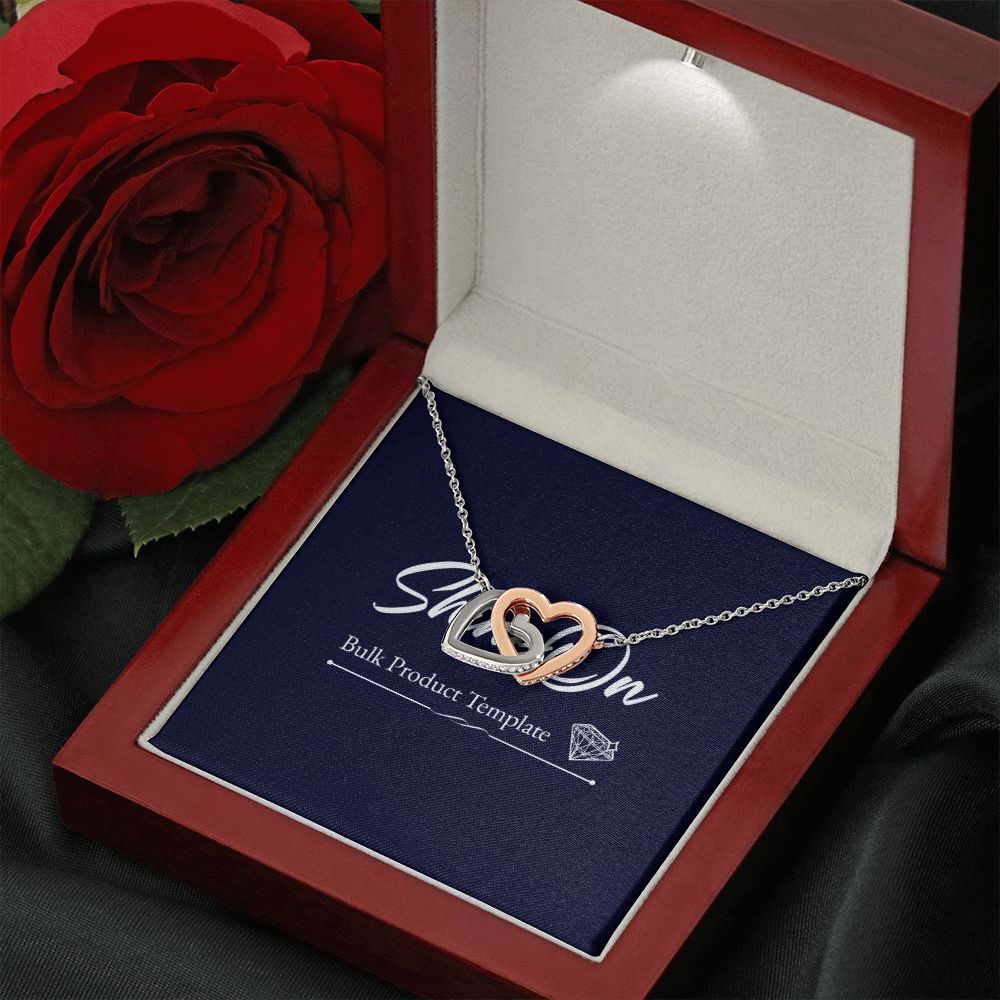 INTERLOCKING HEARTS NECKLACE GIFT SET