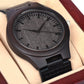 TO MY MAN INSPIRATION WOODEN WATCH WITH MESSAGE CARD
