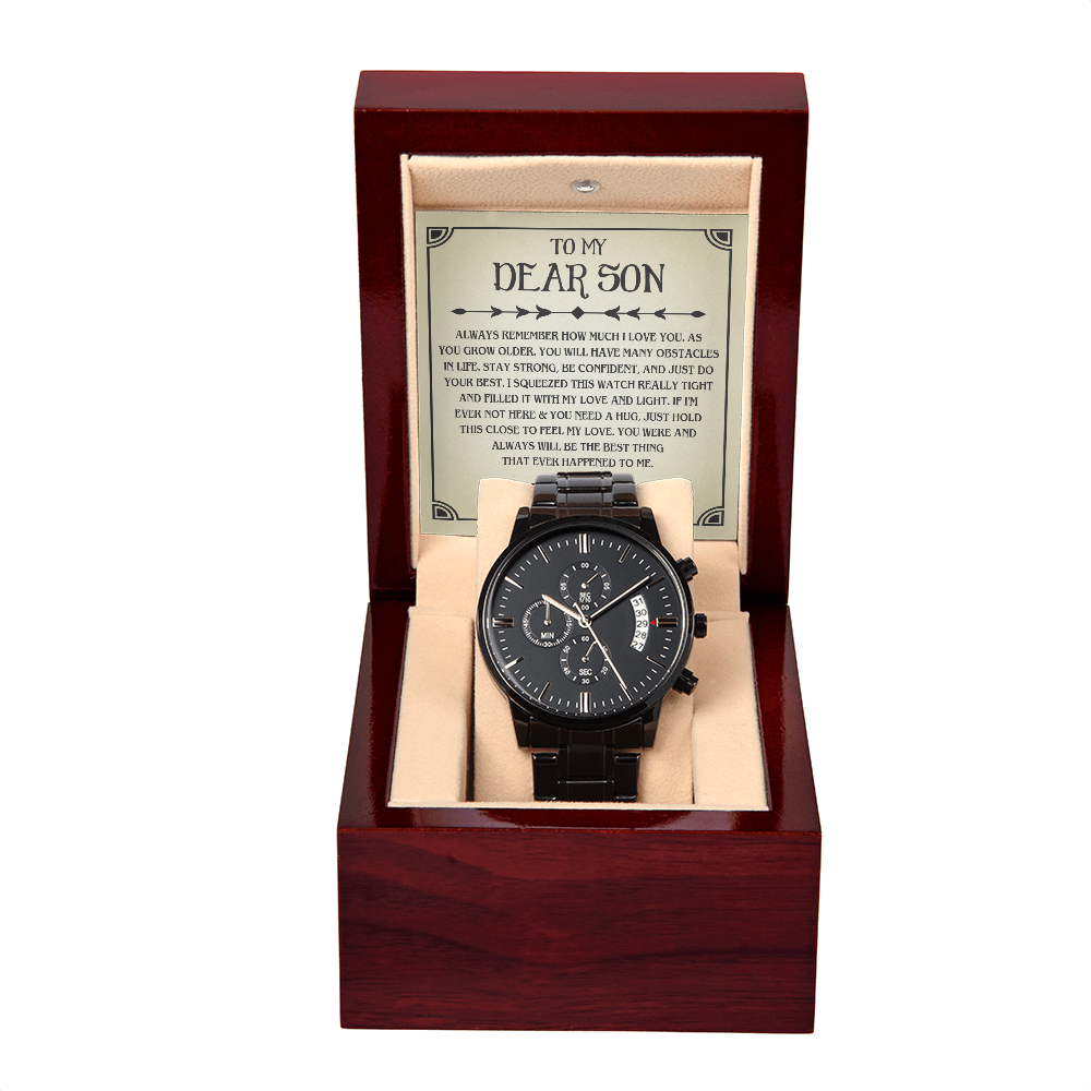 Men's Watch, To Son, Always remember, Gift Watch