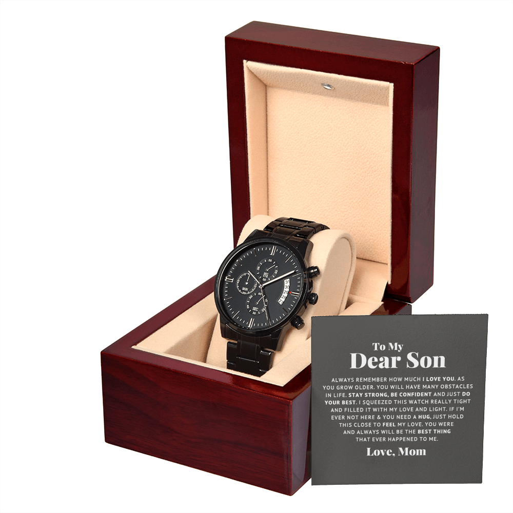 Men's Watch, To Dear Son, Always remember, Gift Watch