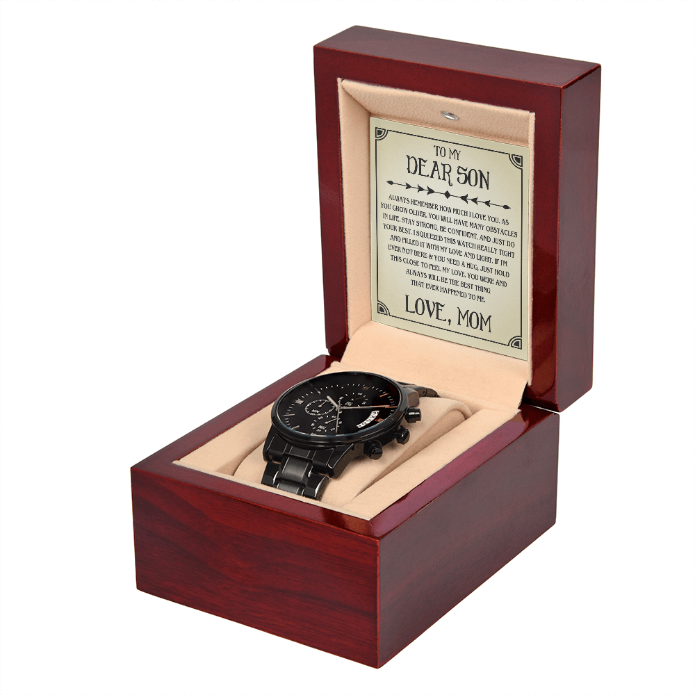 Men's Watch, To Son, Always remember, Gift Watch