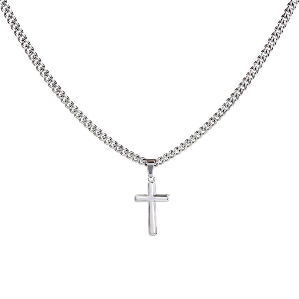 TO MY MAN LAST EVERYTHING CROSS CHAIN GIFT SET