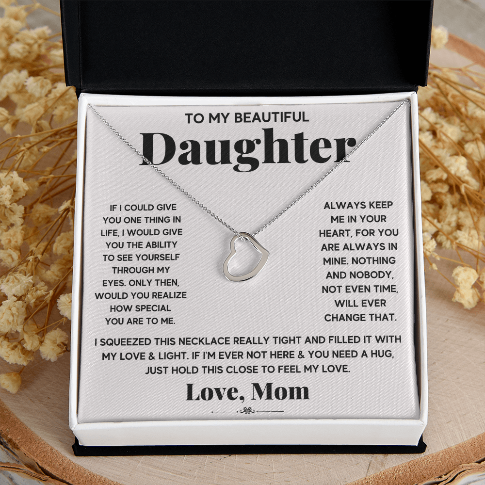 [ALMOST GONE] Daughter  - Love & Light - Delicate Hearts Necklace