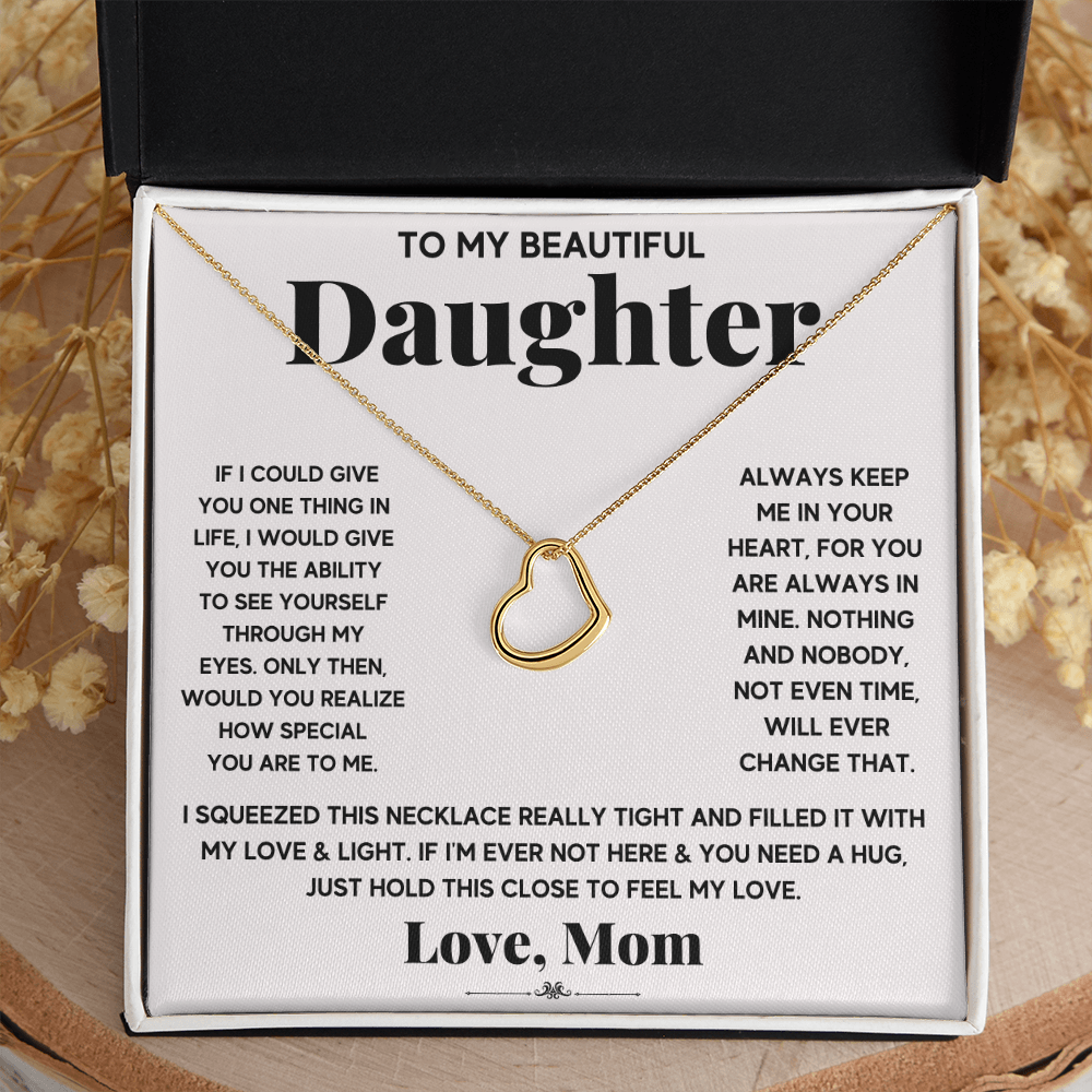 [ALMOST GONE] Daughter  - Love & Light - Delicate Hearts Necklace