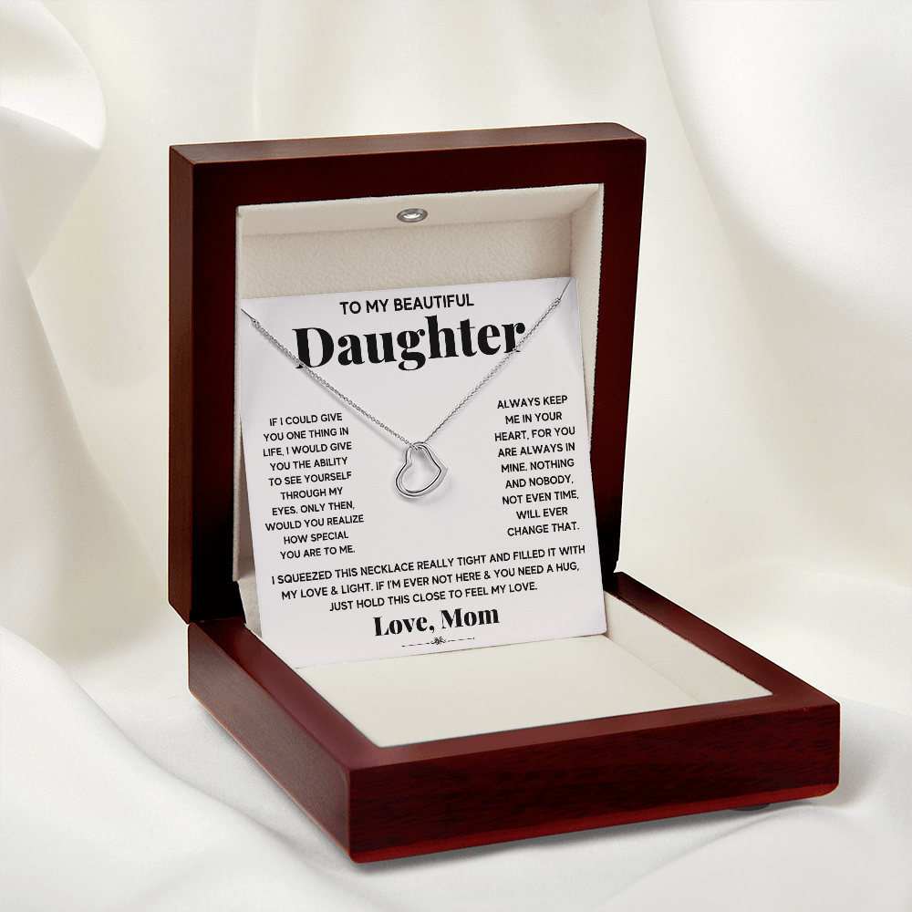 [ALMOST GONE] Daughter  - Love & Light - Delicate Hearts Necklace