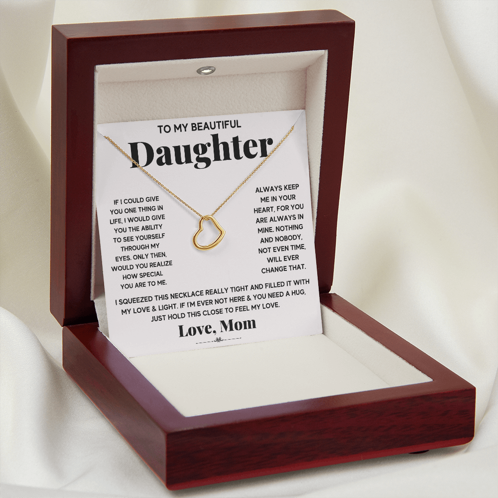 [ALMOST GONE] Daughter  - Love & Light - Delicate Hearts Necklace
