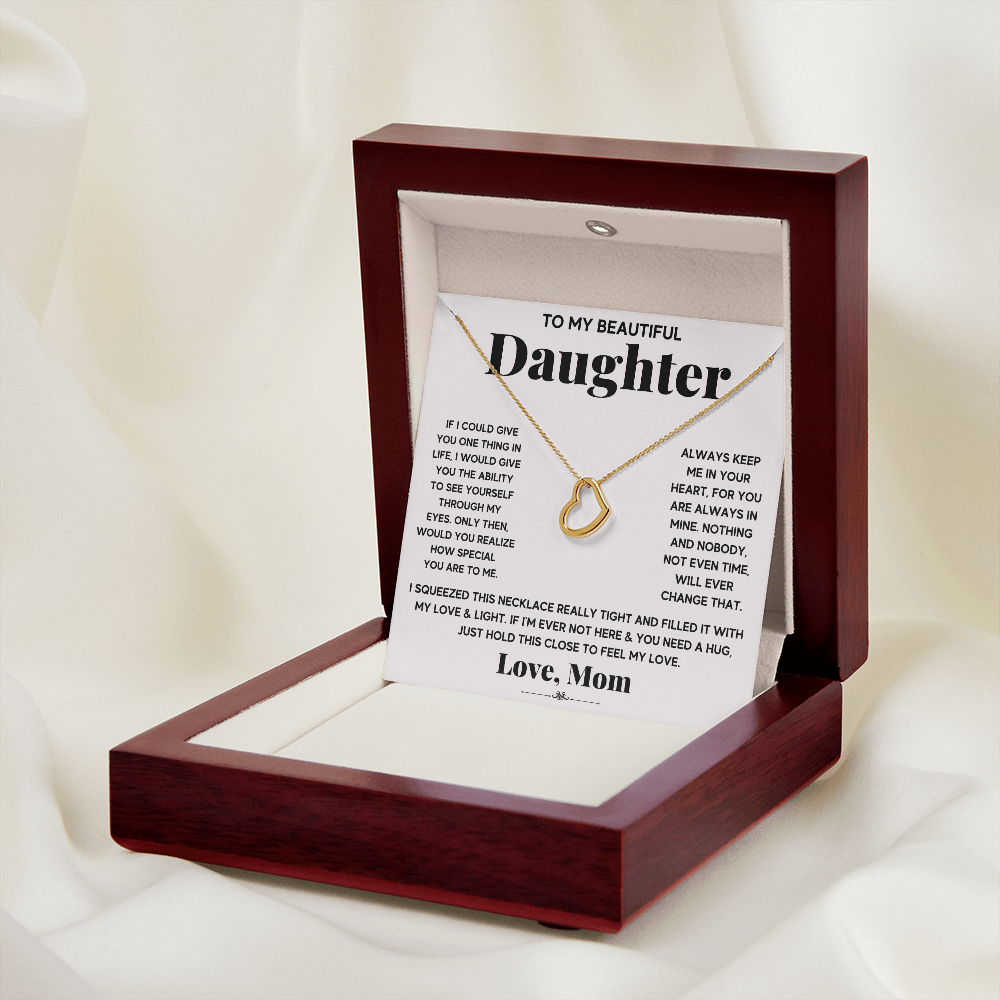 [ALMOST GONE] Daughter  - Love & Light - Delicate Hearts Necklace