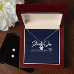 ALLURING BEAUTY NECKLACE AND EARRINGS GIFT SET