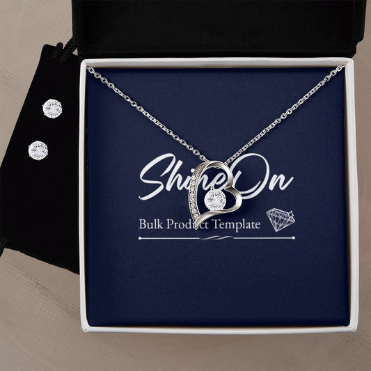 FOREVER LOVE NECKLACE AND EARRINGS SET