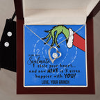 TO MY SEXY SOULMATE FOREVER LOVE NECKLACE GIFT SET - GRINCH