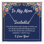 TO MY MOM FOR ALL NAME NECKLACE GIFT SET