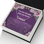 ENCOURAGEMENT STORM CUSTOM NAME NECKLACE