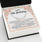 15TH BIRTHDAY SQUEEZED CUSTOM NAME NECKLACE