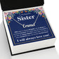 TO MY SISTER CONNECTED NAME NECKLACE GIFT SET
