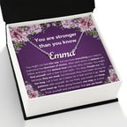 ENCOURAGEMENT STORM CUSTOM NAME NECKLACE