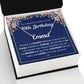 70TH BIRTHDAY PINK MILESTONE CUSTOM NAME NECKLACE
