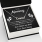 TO MY MOMMY BUMP NAME NECKLACE GIFT SET
