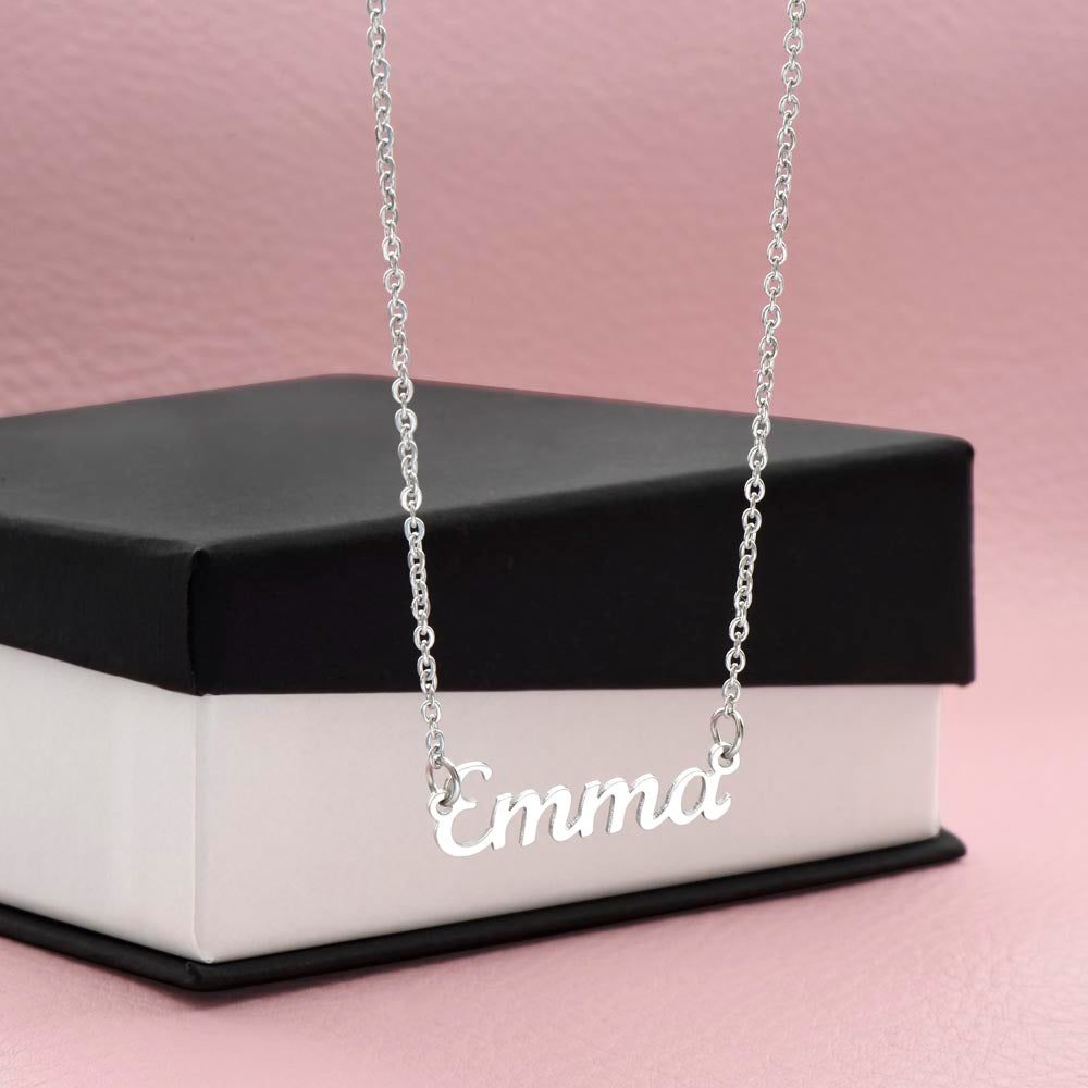 TO MY DAUGHTER LITTLE GIRL CUSTOM NAME NECKLACE GIFT SET