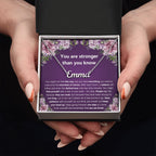 ENCOURAGEMENT STORM CUSTOM NAME NECKLACE