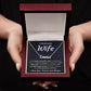 TO MY WIFE SOONER NAME NECKLACE GIFT SET