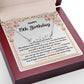 15TH BIRTHDAY SQUEEZED CUSTOM NAME NECKLACE