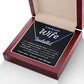 TO MY WIFE SOONER NAME NECKLACE GIFT SET