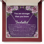 ENCOURAGEMENT STORM CUSTOM NAME NECKLACE