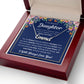 TO MY DAUGHTER BRAVER NAME NECKLACE GIFT SET